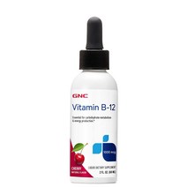 GNC 액상형 메틸코발라민 비타민 B12 천연체리맛 1000mcg 60ml 2개월분