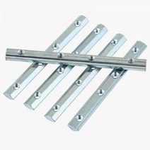 알루미늄 프로파일 4pcs 커넥터 브래킷 패스너 (20 시리즈 EU 스트레이트 라인 용 M5 나사 포함), 2020 M5 L100mm, 2020 M5 L100mm