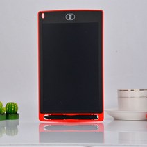 LCD 전자 드로잉 보드 4.4/8.5/12 인치 어린이 그래피티 필기 칠판 매직 교육용 제품, [06] 8.5 Inch Red