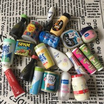 미니어처 일일 용품 Rement 슈퍼마켓 음식 5 개 블라이스 바비 인형용 집 가상 놀이 주방 장식 완구, [01] 5pcs mixed