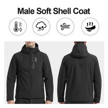 kutook 야외 스포츠 코트 겨울 윈드 브레이커 softshell 자켓 열 방수 방풍 남성 사이클링 하이킹 자켓 hc003