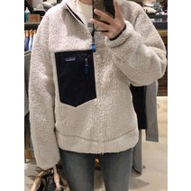 파타고니아 남녀공용 클래식 레트로-X 플리스 자켓 내추럴/