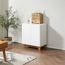 서랍장 팬트리장 주방 홈카페 틈새 거실 600, 화이트내추럴