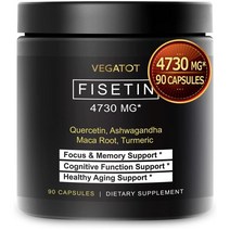 VEGATOT 피세틴 300mg 시놀리틱 검양옻나무 90캡슐 3개월분, 1개, 90정