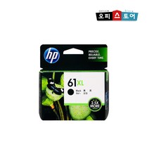 HP NO.61XL 정품잉크 CH563WA CH564WA, 검정(대용량), 1개
