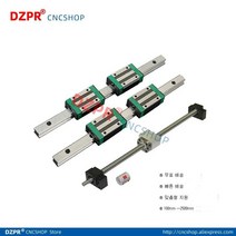SFU1604 800mm HGR15 레일 HGH15CA 캐리지 CNC 키트 부품 HIWIN 와 동일한 크기, 01 800mm