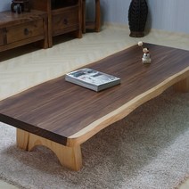 세그루 5T아치좌탁거실테이블 좌탁, 엔틱브라운900