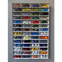 다이캐스트 주차장 자동차모형 토미카 디오라마 전시1:64 모델 자동차 디스플레이 132, 56량 랙 스탠드