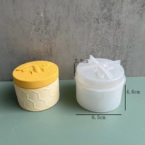 실리콘몰드 수제 석고 시멘트 금형줄무늬 콘크리트 양초 항아리 실리콘 금형 DIY 뚜껑 시멘트 용기 석고, [03] A4