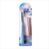 화이튼튼 접이식 휴대용칫솔2P 여행용칫솔, 1