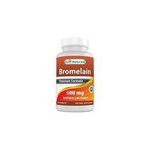 Best Naturals Bromelain Proteolytic Digestive Enzymes Supplements 500 mg 120 정제 - 건강한 소화 관절 건강 영양소 흡수 지원, 120 Count [Pack of 3]
