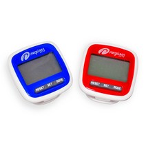 PI 헬스케어 만보기 보급형 만보계 걷기운동 단체선물, 레드