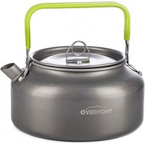 Overmont 캠핑 주전자 1.2L 바베큐 커피 알루미늄 초경량