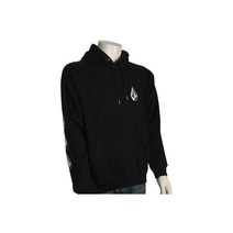 볼컴 아이코닉 스톤 풀오버 후드 블랙 458494