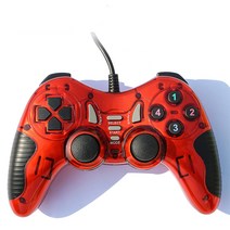게임 컨트롤러 USB 와이어드 더블 플레이어 컴퓨터 PC 용 핸드 헬드 게임 패드 Windows 조이스틱 게임 조이 패드 조이스틱