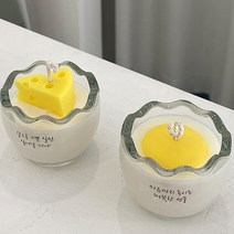 치즈 수제 소이캔들 캔들 직장동료 퇴사선물 돌 웨딩 답례품, 화이트머스크