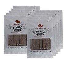 [빼로스틱] 수제 발아통밀 귀리 과자 흑임자 10봉, 흑임자10봉, 70g
