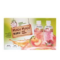 무배 모구모구 리치와복숭아맛 주스 2가지(320ml x12)