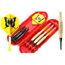 전자다트핀 다트용품 휴대용 다트핀, 01.경기용다트핀 골드나비(3P)