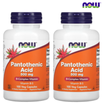 나우푸드 판토텐산 500mg 베지캡슐 100정 250정, 2개