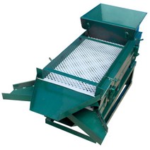 산업용 진동 모래 돌 고르는기계 진동 선별기 분리기, 진동스크린 2겹 - 220V/370W