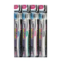 나노업 숯은칫솔 4개 비장탄모 작은헤드 소형헤드 일본수출영 여성전용칫솔, 1개입