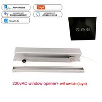 배연창 개폐기 자동 체인식스마트 전기 창 오프너 DC24V AC220V WIFI 여닫이 닫기/오픈 홈 RF 원격 제어 y, 10 kit10