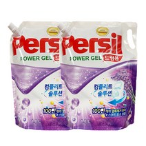 퍼실 딥클린 플러스 라벤더향 드럼용 액상세제 리필, 1.8L, 2개