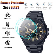 액정 보호필름 강화유리 2PCS 카시오 G-shock GST-B500BD/B100GB/B400GB GA-700SKC/100SKC/2100HUF HD 투명 시계 화면 보호 필름 용, [04] GA-700SKC