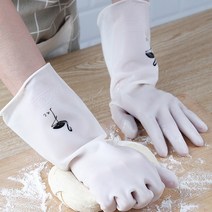HOME 가정 식당 질긴 고무장갑 라텍스 PVC 장갑 도매, 사슴, L