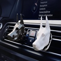 루덴 도베르만 차량용 방향제, 1개, 2색