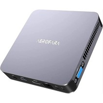 AEROFARA 미니 PC 소형 마이크로 컴퓨터, 8G+256G