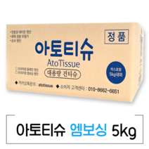 아토티슈 프리미엄 건티슈 청소포 엠보싱 5kg 3000매, 1박스