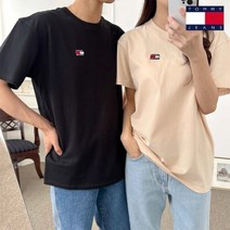 타미진스 [타미진스] 남녀공용 클래식 라운드넥 반팔 티셔츠