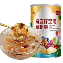 kirahosi 키라호시 중국식품 씨앗 너트 연근 전분 수프 영양 아침 식사 교체 파우더 연근 전분 특수 통조림 과일 로터스 루트 전분 600G B1JS27, 보여진 바와 같이, Qiya씨앗너트연근전분수프600G, 1개