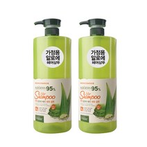 오가니아 착한 알로에 베라 헤어 샴푸, 2개, 1500ml