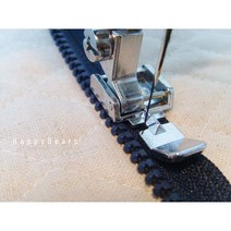 가정용 각종 노루발 미싱용품 총집합 원터치 일체형 주름 말아박기 단추구멍만들기 지퍼 파이핑 노루발, 041-가정용 T-하이픽스 노루발