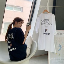 [제작] 제트 나염 루즈핏 티셔츠 64846 빅사이즈 여성