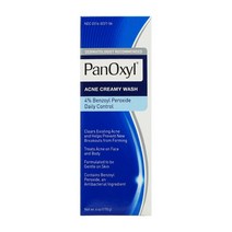 판옥실 Panoxyl 아크네 크리미 워시 4% 벤조일 퍼옥사이드 데일리 컨트롤 170g