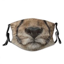 [1+1] 재미난 동물 입모양 마스크 강아지 고양이 호랑이 세탁 가능 특이한 코믹 애니멀