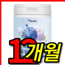 식약처 식약청 인증 인정 국산 100% 식용 수국 열수 추출물 다이어트 꽃잎 잎 산수국 프리미엄 정품 haccp 1000 800 mg 장용성 리세린지 분말 가루 12통 12개월, 1000g, 1개