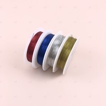카파 와이어 철사 수공예 화훼 장식 기능사 기사 플라워 디자인 만들기 분재 아트 DIY 꽃 자재 조화 기타 크래프트 구리 쥬얼리 액세서리(골드 1P)