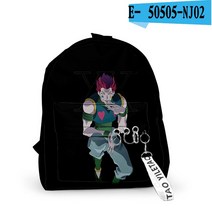 스키스트랩 HxH Hisoka 배낭 / 학생 학교 가방 3D 인쇄 열쇠 고리 옥스포드 방수 유머 귀여운 작은, [05] backpack