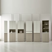 더퀸 키큰 주방 렌지대 선반장 틈새장 정리장 오픈장 서랍장 다용도 수납장, 웜그레이투톤, 서랍오픈형