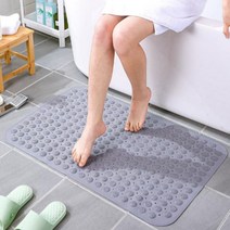 강력고정 화장실 욕조 미끄럼방지매트 2color, 욕실매트 베이지
