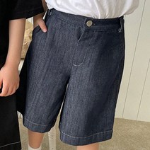 느엘 유아용 버뮤다여름데님반바지