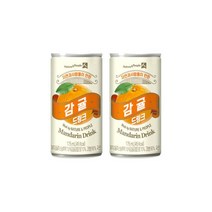 자연과사람들이만든 감귤드링크 과일음료수 175ml60캔