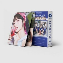 55 장/Kpop TWICE Lomo 카드 새로운 앨범 사랑의 맛 모모 사나 포토 카드 팬 아이돌 선물 엽서 K-팝 카드, TWICE-7