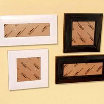 뉴 미니타일 승화전사 자석 포토 타일 액자 DIY 데일리 편리, 직사각블랙T-0652