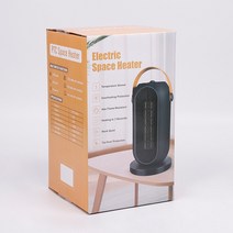 미니온풍기 저소음 소형 사무실 사무용 휴대용 미니 전기 히터 90 ° 진동 220V 110V 데스크탑 선풍기 3 기어 PTC 세라믹 난방 공기 송풍기 가정 워머, 3.블랙 - UK